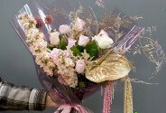 Bouquet "Pink Dust of the Desert" — photo 1