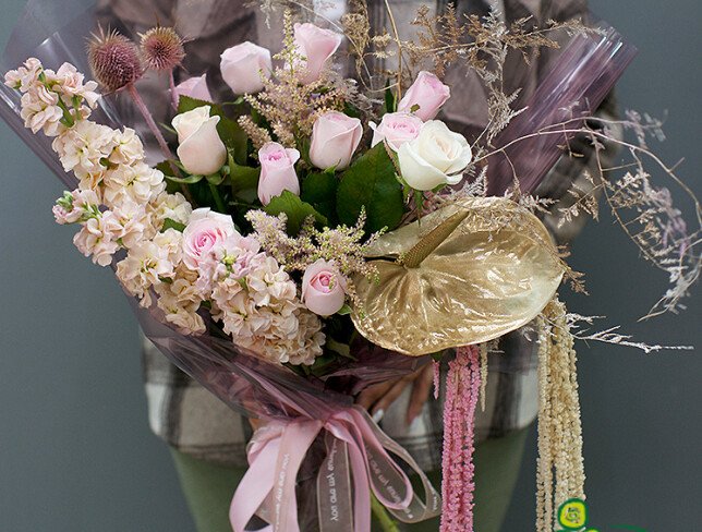 Bouquet "Pink Dust of the Desert" — photo 3