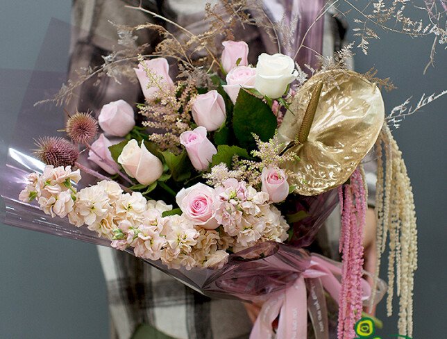 Bouquet "Pink Dust of the Desert" — photo 4