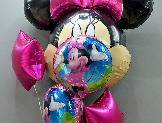 Набор из воздушных шариков "Minnie Mouse" Фото