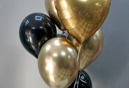 Balloon set “Gold Birthday” — photo 4