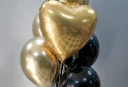 Balloon set “Gold Birthday” — photo 1