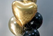 Balloon set “Gold Birthday” — photo 2