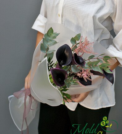 Buchet din cale „Accent negru” foto 394x433