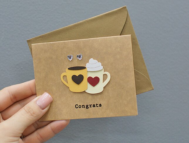 Felicitare HANDMADE  "Congrats" foto