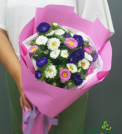 Buchet din astre "Soapta tomnatica" foto 394x433