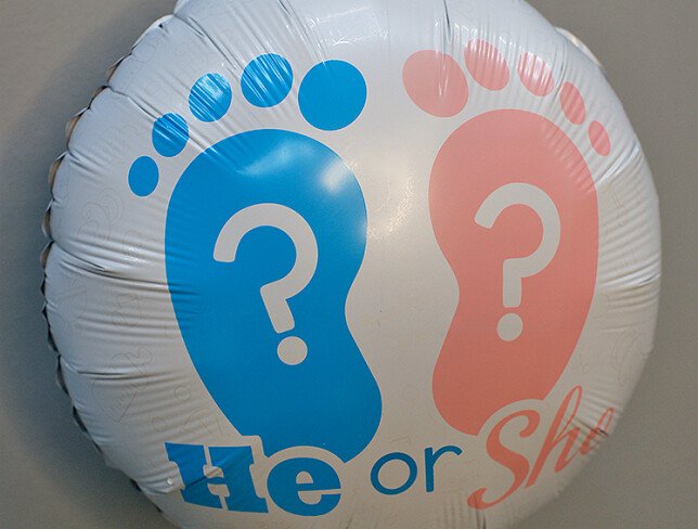 Balon "He or she" din folie cu heliu foto