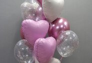 Helium balloon set "Airy Tenderness" — photo 1