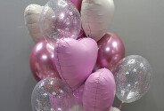Helium balloon set "Airy Tenderness" — photo 3