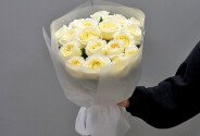 Rose bouquet "Cleanliness" — photo 4