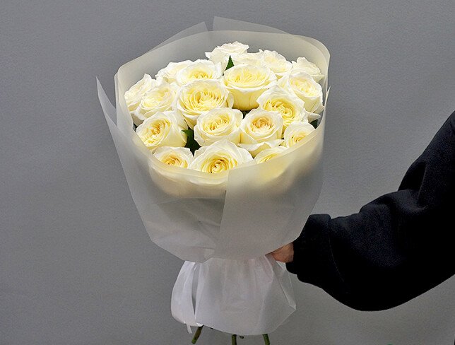 Rose bouquet "Cleanliness" — photo 4