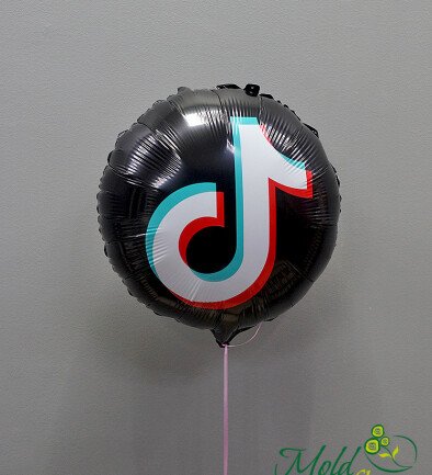 Шарик "TikTok" фольгированный с гелием Фото 394x433