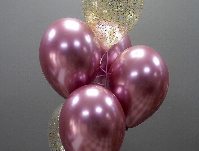 Set of 6 Helium Balloons photo