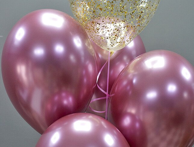 Set of 6 Helium Balloons photo