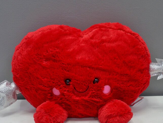 Red heart with an arrow h=35 cm photo