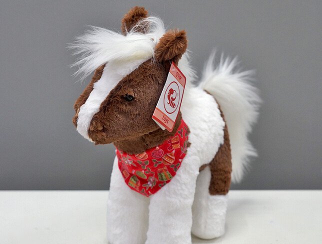 Horse toy Marta, h=35 cm photo