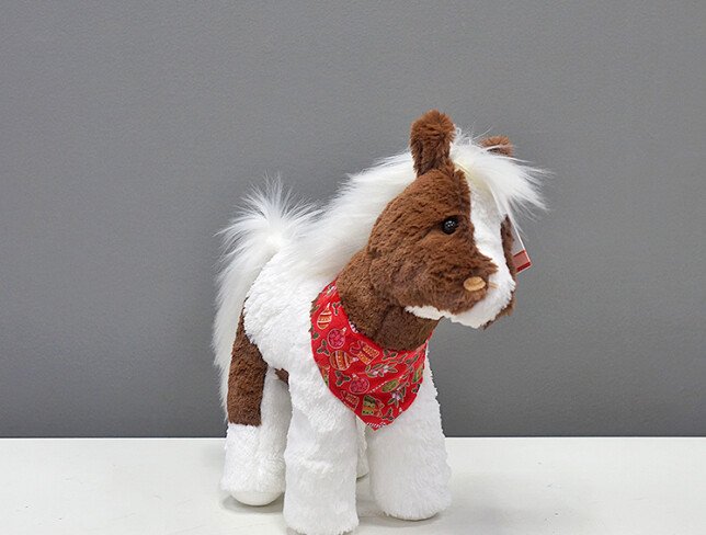 Horse toy Marta, h=35 cm photo