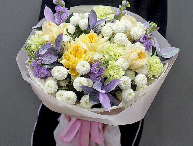 Buchet „Sărutul Crem” — foto 2