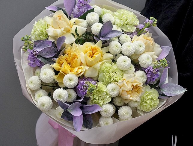 Buchet „Sărutul Crem” — foto 4