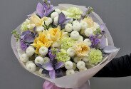 Buchet „Sărutul Crem” — foto 1