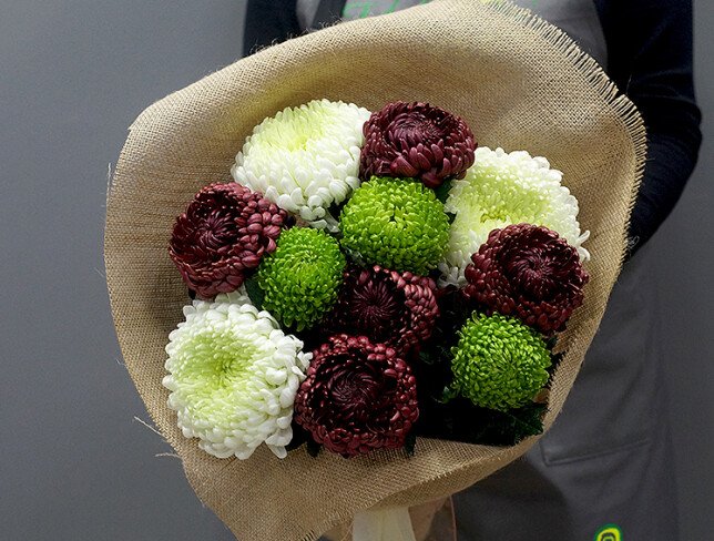 Bouquet "The Charm of Chrysanthemums Bigoudi " — photo 2