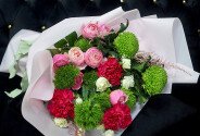 Bouquet of spray roses and chrysanthemums "Enchanting Tenderness” — photo 5