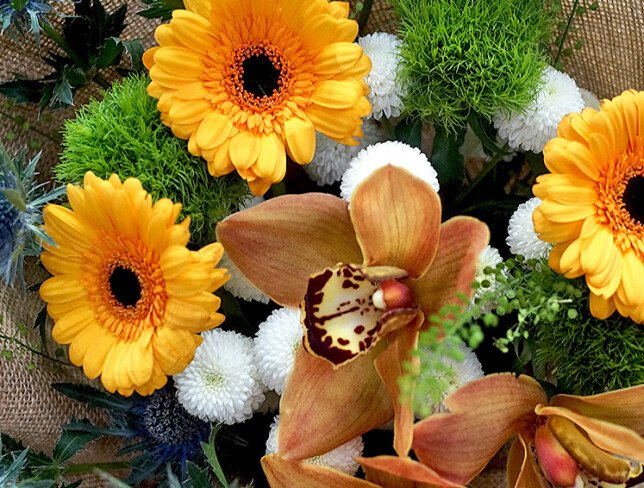Buchet „Scântei de chihlimbar” foto