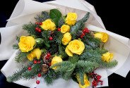 New Year bouquet “Winter Sunshine” — photo 4