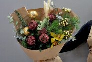 Buchet de Anul Nou „Armonie aurie” — foto 2