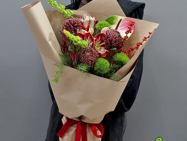 New Year bouquet “Winter Elegance” photo