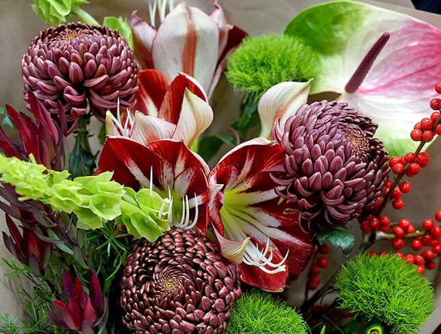 New Year bouquet “Winter Elegance” photo