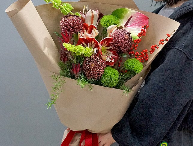 New Year bouquet “Winter Elegance” photo