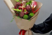 New Year bouquet “Winter Elegance” — photo 1