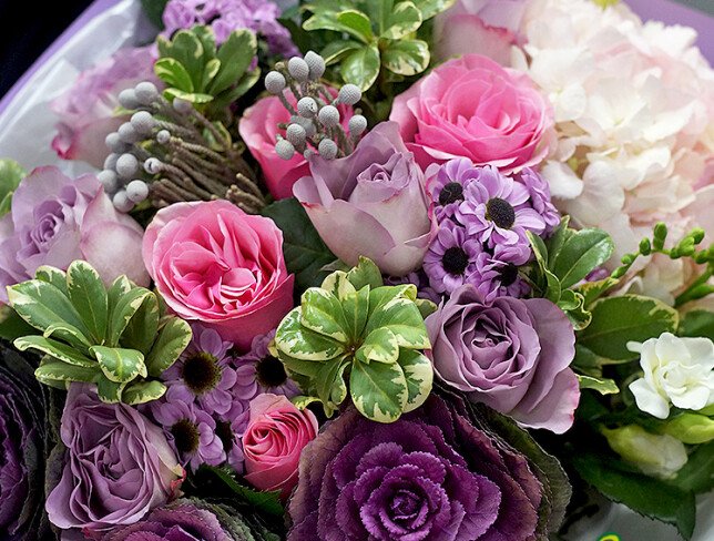 Buchet „Farmec liliachiu” — foto 3