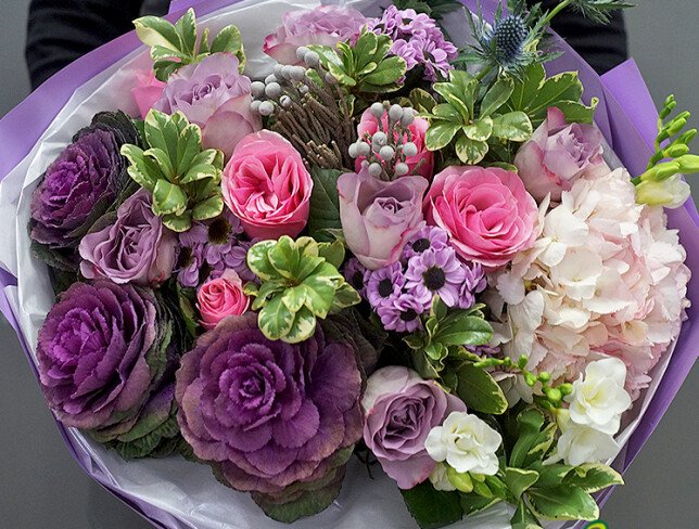Buchet „Farmec liliachiu” — foto 4