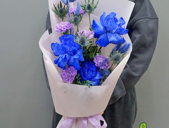 Buchet „Vis de safir” foto