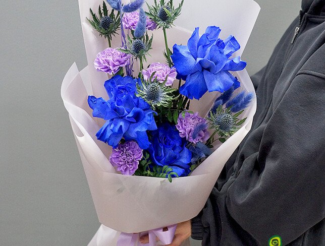 Buchet „Vis de safir” foto