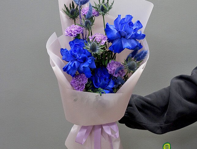 Buchet „Vis de safir” foto