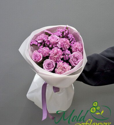 Buchet „Gratie mov” foto 394x433