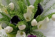 Buchet cu lalele albe si cale — foto 4