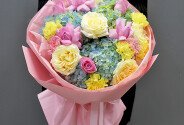 Hydrangea, Rose & Carnation Tenderness — photo 1