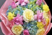 Hydrangea, Rose & Carnation Tenderness — photo 3