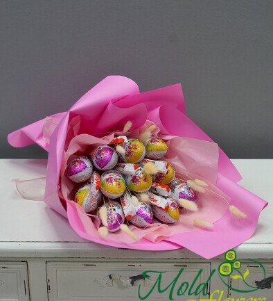 Buchet dulce din kinder (la comanda, 24 ore) foto 394x433