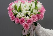 Любовь из роз и тюльпанов — фото 1
