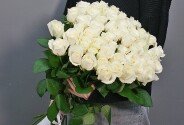 Роза белая 70 см — фото 1