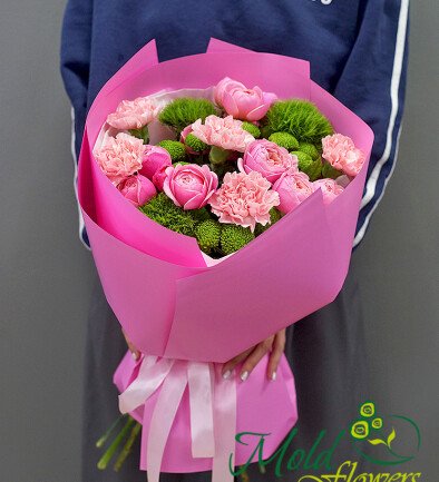 Buchet „Gradina roz dupa ploaie” foto 394x433
