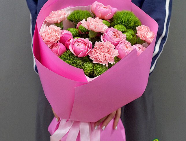 Buchet „Gradina roz dupa ploaie” foto