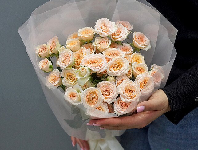 Bouquet of 9 spray roses “Sofia” 40 cm photo