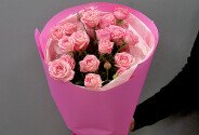Bouquet of 5 spray roses “Sweet Bubbles” — photo 3