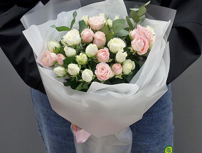 Bouquet “White-Pink Marshmallow” photo